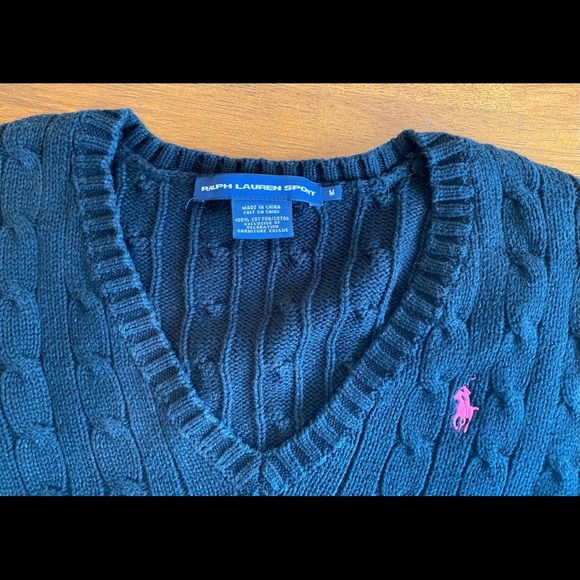 Women’s Ralph Lauren Sport Cable Knit Sweater - Picture 4 of 4